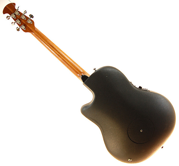 Ovation Standard Elite 6868 AX-5 Super-Shallow Acoustic Electric Guitar -  Black