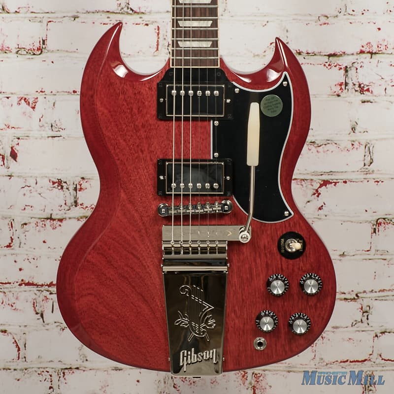 Gibson SG Standard '61 Maestro Vibrola Electric Guitar Vintage Cherry image 1
