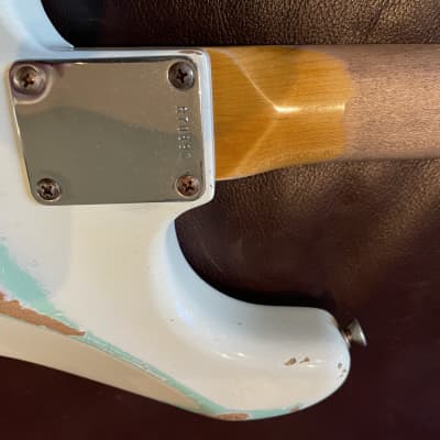 Fender Custom Shop '60 Reissue Stratocaster Relic 2010s White/Green image 20