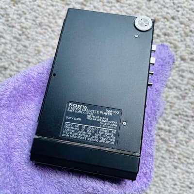 Sony WM-100 Walkman Cassette Player, RARE Excellent Black ! Working ! image 3