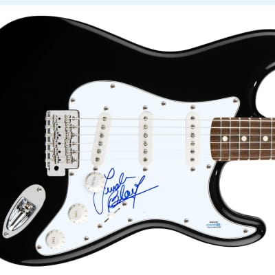Linda Blair Autographed Signed Guitar The Exorcist ACOA image 1