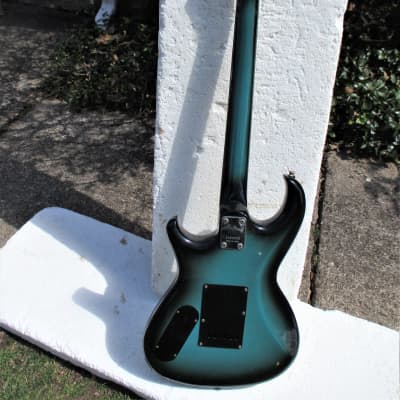 Aria Pro II RS Inazuma V Guitar, 1983,  Japan,  Matsumoku , Maxon MMK 45 PU's,  Blueburst,  Cool image 10