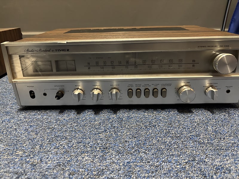 Fisher Rs-1052 1970s - Silver/Brown  			