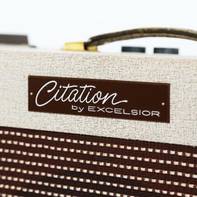 1961 Excelsior "Citation" Model C-10 Vintage Amplifier - Super Clean w/ Cover & Switch image 7