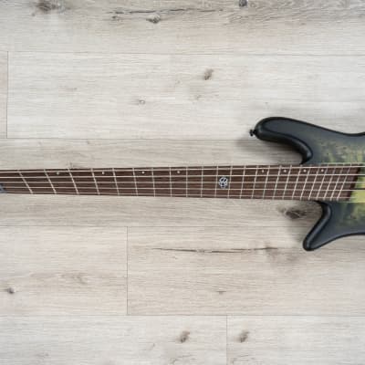 Spector NS Dimension 5 Multi-Scale 5-String Left-Handed Bass, Haunted Moss Matte image 6