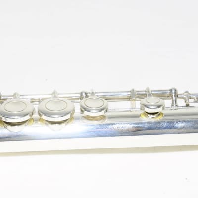 Yamaha YFL-411 II Silver Tube E-Mechanism Flute RefNo 1350 image 8