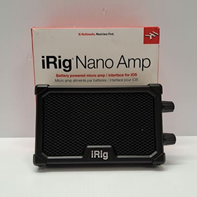 IK Multimedia iRig Nano Amp Mobile Guitar Amplifier 2010s - Black image 2
