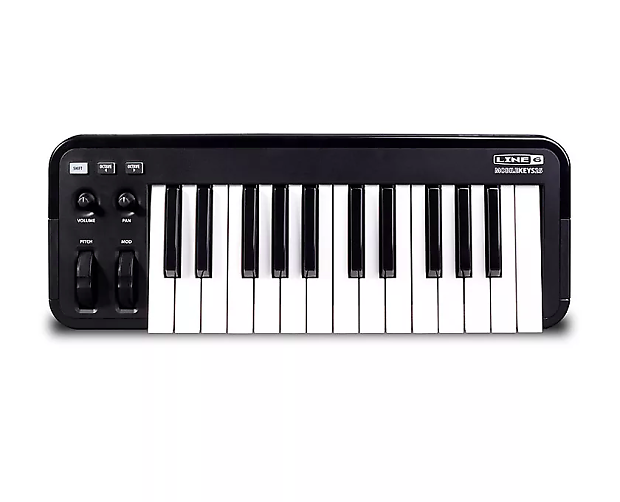 Line 6 Mobile Keys 25 MIDI Keyboard Controller Black image 1