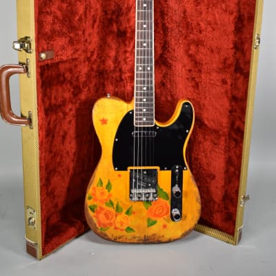 New Guardian Hand Painted Guitars Flower Telecaster Electric Guitar Fender Neck, Parts w/HSC image 1