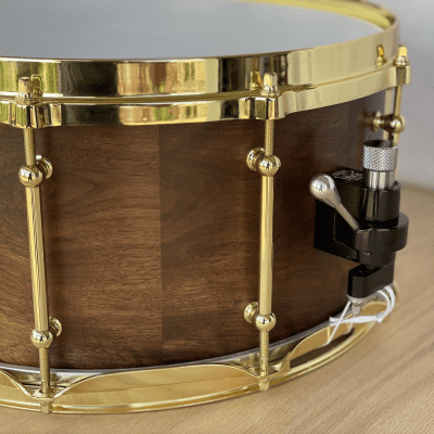 Holst Drumworks Custom Walnut 7x14 Snare Drum image 6