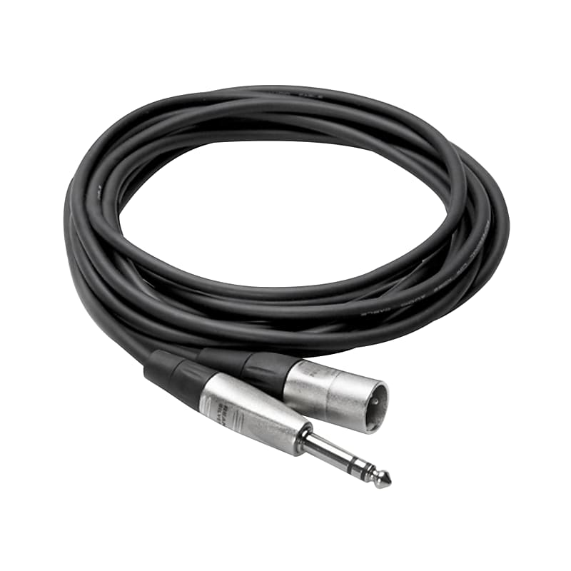 Hosa HSX-020 20' REAN 1/4” TRS to XLR3M Pro Balanced Interconnect Cable image 1