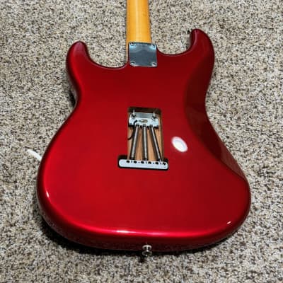 2022 Fender Stratocaster (Partscaster) - Candy Apple Red and '65 Custom Shop Relic Neck (w/ HSC) image 4
