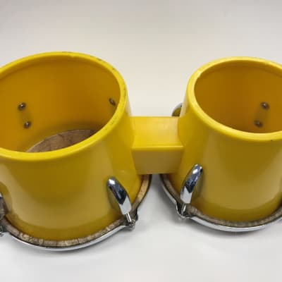 Peace - Acrylic Yellow - Bongo Set w/ Skin Heads [preowned] image 2