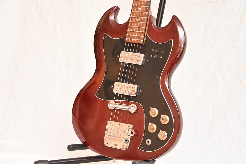 Mars Hertiecaster – 1970s Vintage Teisco Style Solidbody SG Guitar image 1