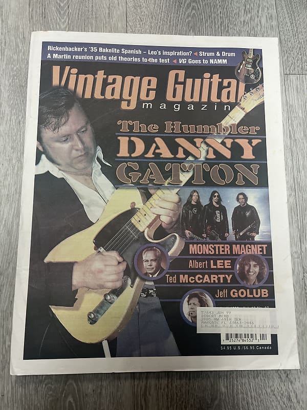 Vintage guitar Magazine 1999 | Reverb