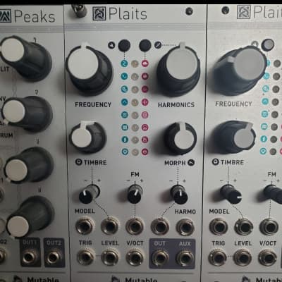 Mutable Instruments Plaits Macro Oscillator with Internal LPG and VCA for Eurorack 2018 - Present - Silver image 1
