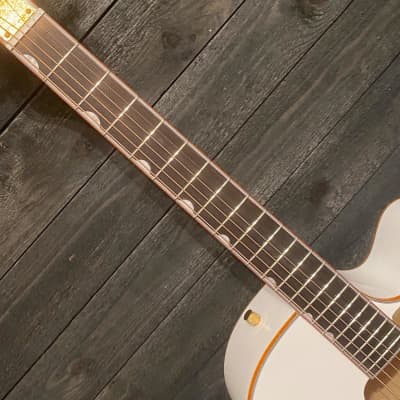 Gretsch G5022C Rancher White Falcon Cutaway Jumbo Acoustic-Electric Guitar image 10