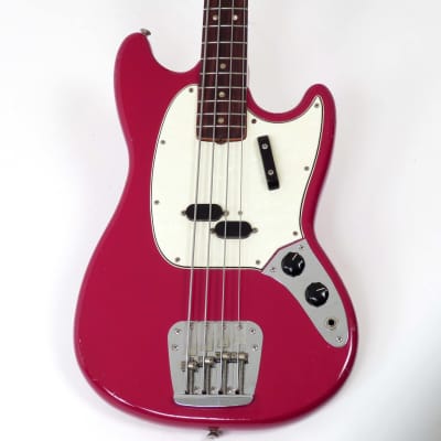 Fender Mustang Bass 1966 Dakota Red ~ Early First Year Example image 1