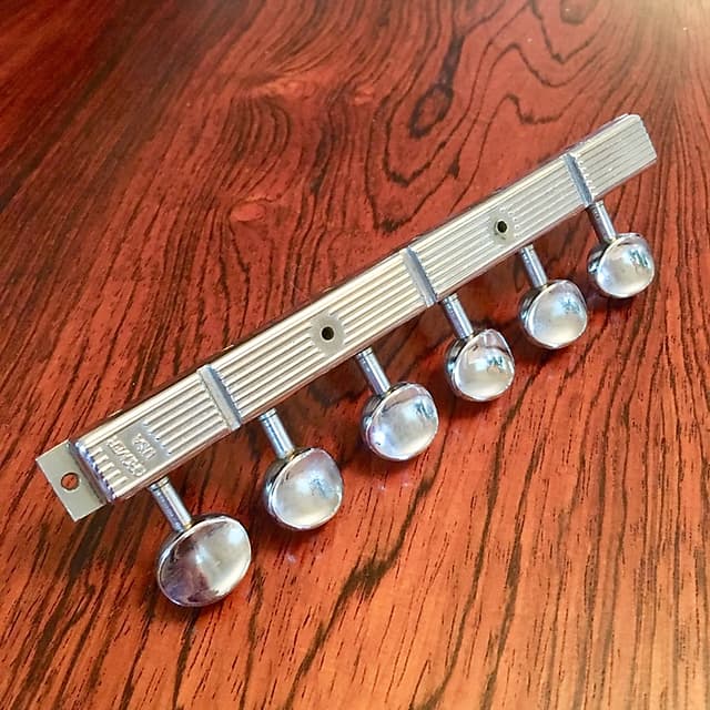 Grover V100 6inline guitar tuners c 1960s Chrome martin Reverb