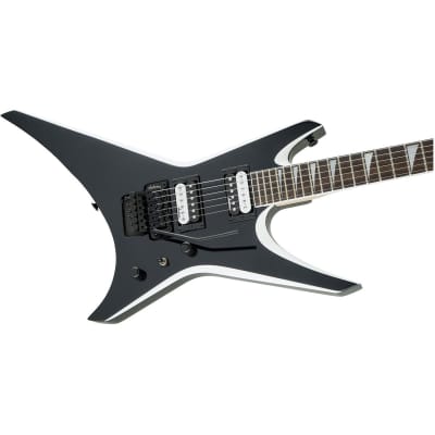 Jackson JS Series Warrior JS32 Electric Guitar, Amaranth Fingerboard, Black with White Bevels image 7