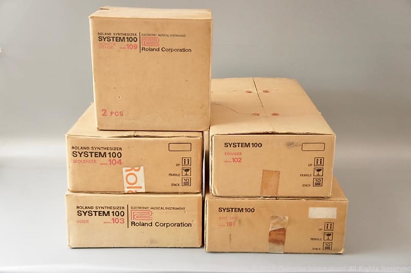 Roland System 100  FULL SET  Perfect Working MINT Condition  / Come with Original Box and etc. image 1