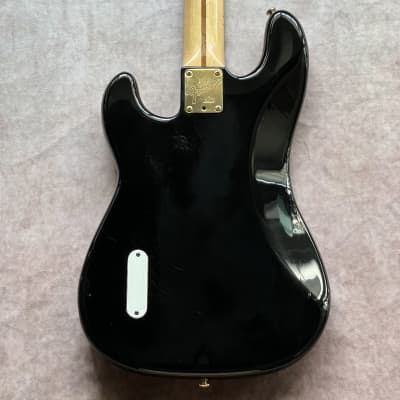 Fender Precision Bass Elite I Maple Fretboard Gold Hardware 1983 - Black image 13