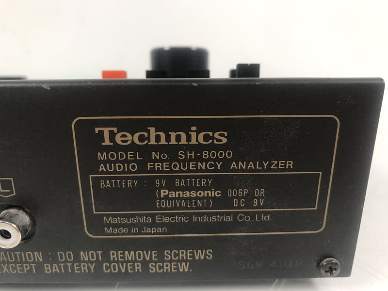 Technics Audio Frequency Analyzer オーディオフリーケンシー