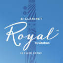 Rico Royal Clarinet Reeds Strength 2, Box of 10