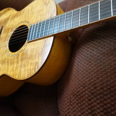 Lowden Acoustic Guitar F35 Myrtle  1997  Flamed one of a kind Top, Back & Sides image 19