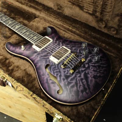 Paul Reed Smith PRS McCarty 594 Semi-Hollow Wood Library Faded Purple Burst Satin image 15