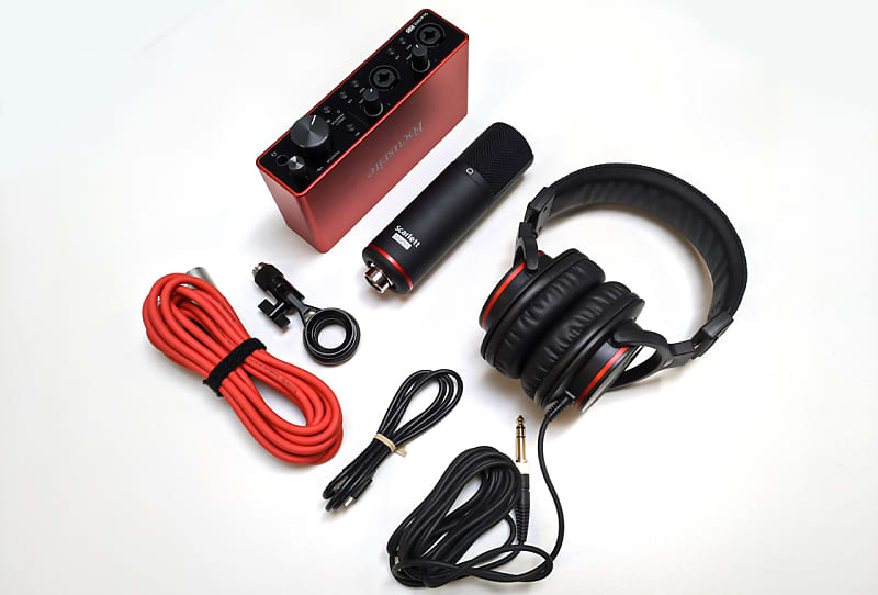 Focusrite Scarlett 2i2 Studio 3rd Gen USB Recording Bundle | Reverb
