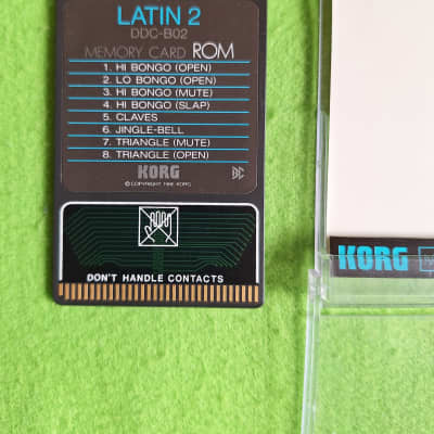 Korg DDC ROM Cards (8 x) for DDD-1 and DDD-5 - PRICE IS PER CARD ! image 4