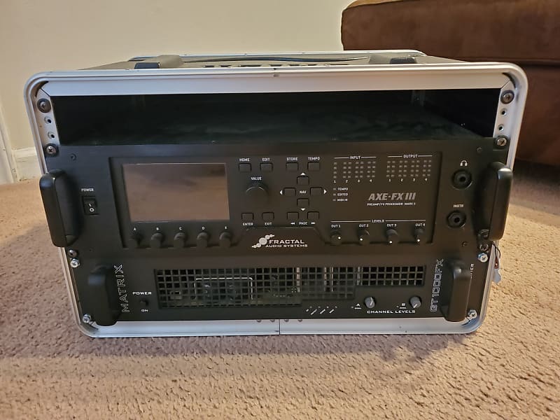 Fractal Audio Axe Fx 3 With Matrix Gt1000FX Power Amp And Reverb
