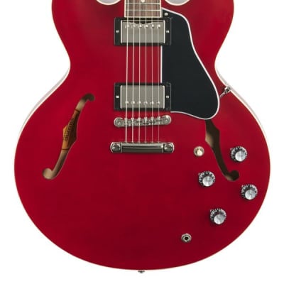 Gibson ES335 Dot Semi-Hollowbody Electric Guitar Satin Cherry with Case image 3