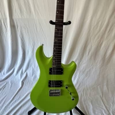 Anthem S-style Electric 24 Fret Guitar HH 2009 - Matte Green for sale