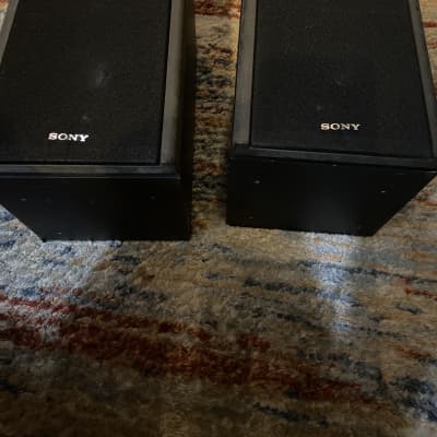 Pair of sony vintage speakers  Ssh3300 1987 Black image 4