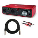 Focusrite Scarlett 4i4 (3rd Gen) USB Audio Interface - Cable Kit