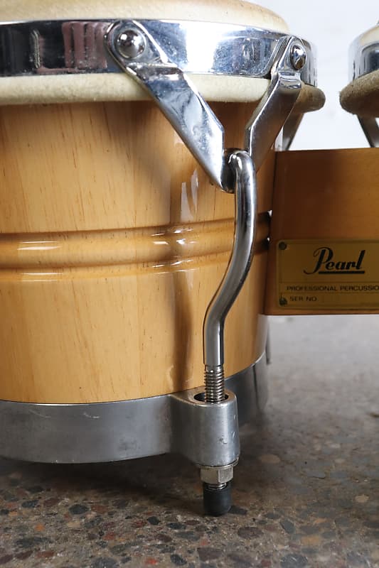 Pearl Professional Percussion Solid Oak Bongo Drums | Reverb