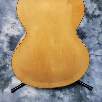 Video Demo 1958 National Dynamic  Archtop Electric Natural Carved Maple Valco Pickup Hard Shell Case image 10
