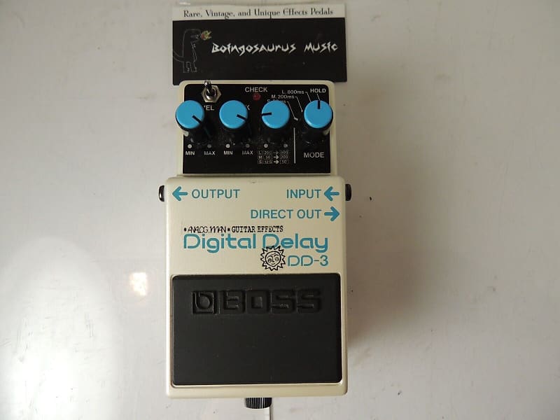 Boss DD-3 Digital Delay Effects Pedal w/ Analogman Hi-Cut Mod Modified  Modded