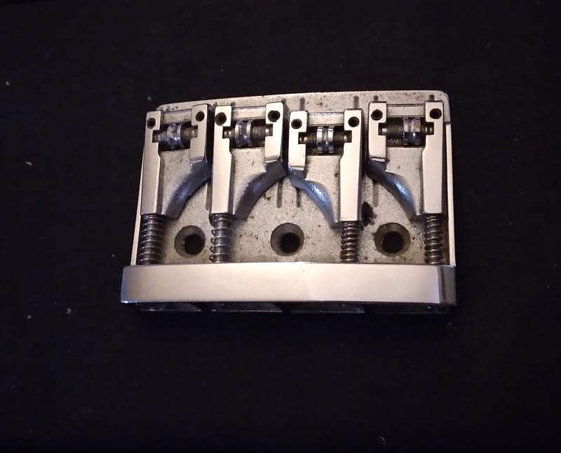Schaller 4 String Bass Roller Bridge 1980's Reverb