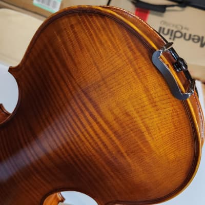 Cecilio 4/4 Advanced Level Violin Featuring Aged 7+ Years - Solid Spruce Top Highly Flamed One-Piece Maple Back and Sides All-Ebony Components, Independent Fine-Tuners, Brazilwood Bows, Hand-Rubbed Oil Finish... image 9