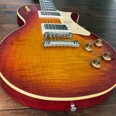 Heritage Custom Shop Core H-150 Guitar Aged Dark Cherry Burst HC1230436 image 7
