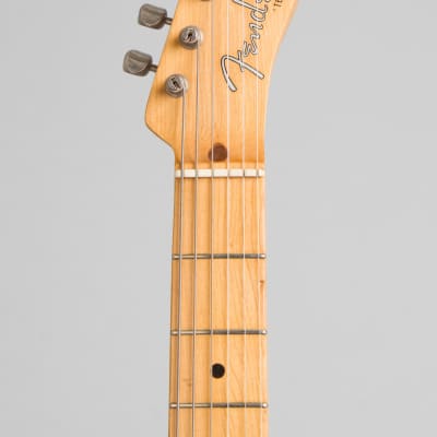 Fender Telecaster Solid Body Electric Guitar (1955), ser. #7792, original tweed hard shell case. image 5