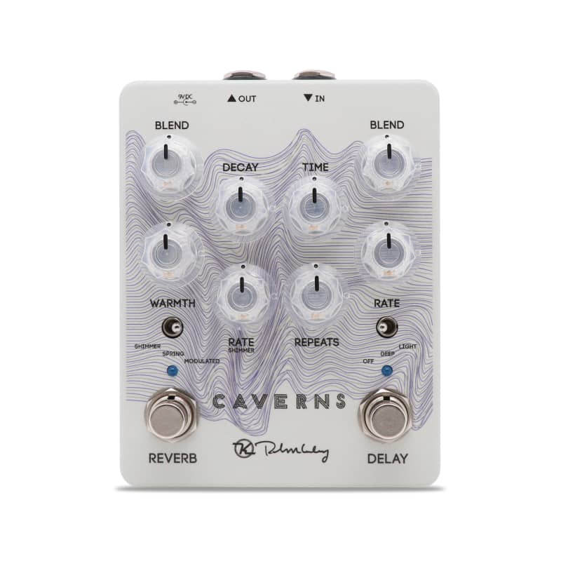Keeley Keeley Keeley Caverns Delay/Reverb - White Waves - Limited 