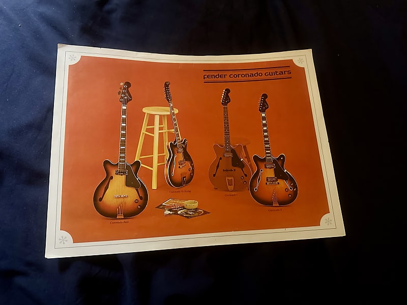 Fender Coronado catalog 1970s Reverb