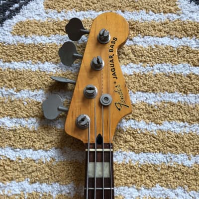 Fender Japan Jaguar Bass JAB-EQ 2006-2008 Black | Reverb
