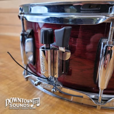 Gretsch 5" x 14" Snare Drum - Transparent Red image 6