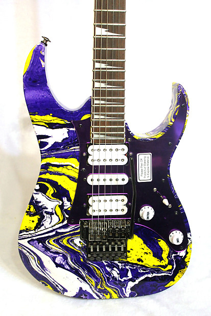 Rare 1993 (Made In Japan) Custom Swirl Painted and Upgraded Ibanez