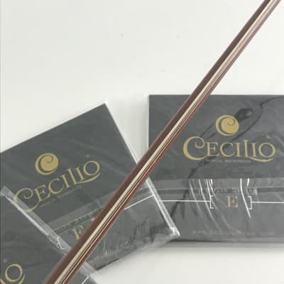 Cecilio Size 1/2 - 1/4 Violin Strings 3 Sets Parts Suzuki MIJ Wooden String Bow image 6